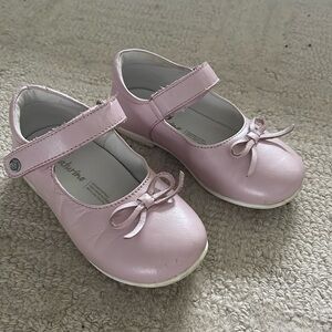 Pink leather Mary Jane’s